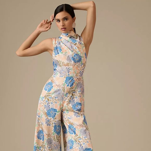 Anthropologie Significant Other Lana Tie back Jumpsuit